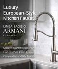 Linea Baggio Armani Kitchen Faucet