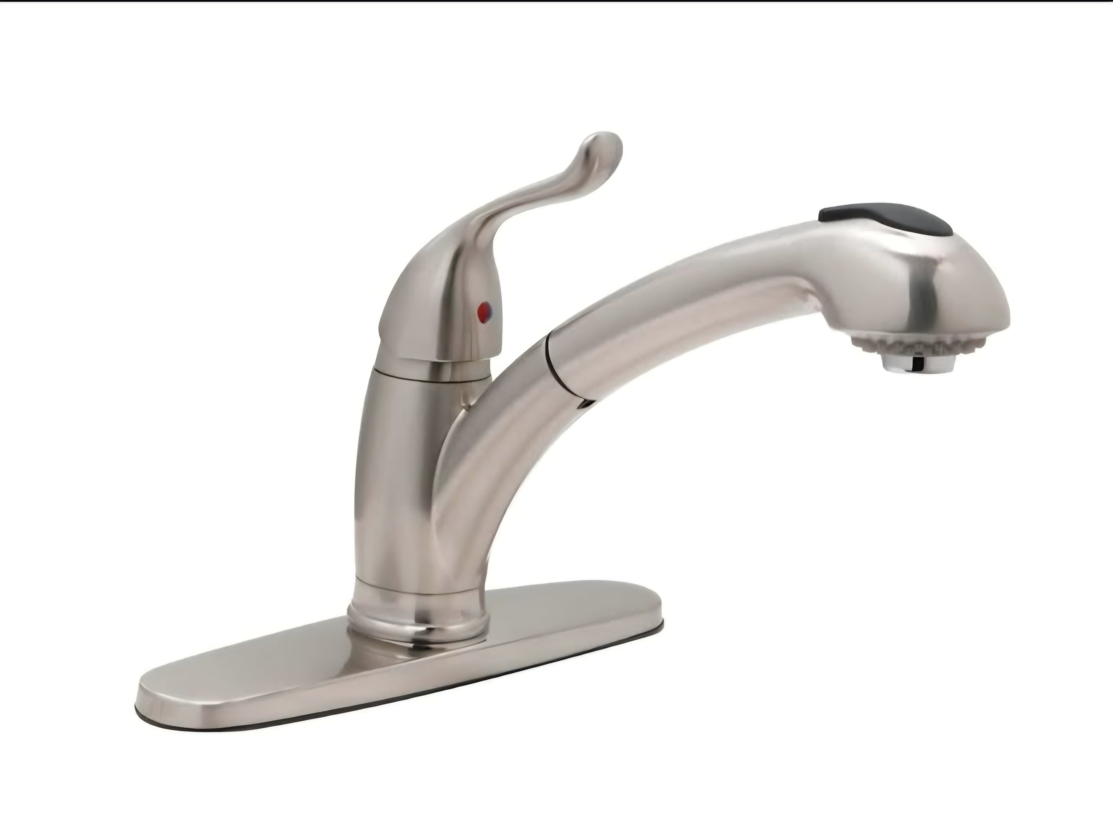 Huntington Brass Pull Down Kitchen Faucet in Satin Nickel